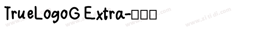 TrueLogoG Extra字体转换